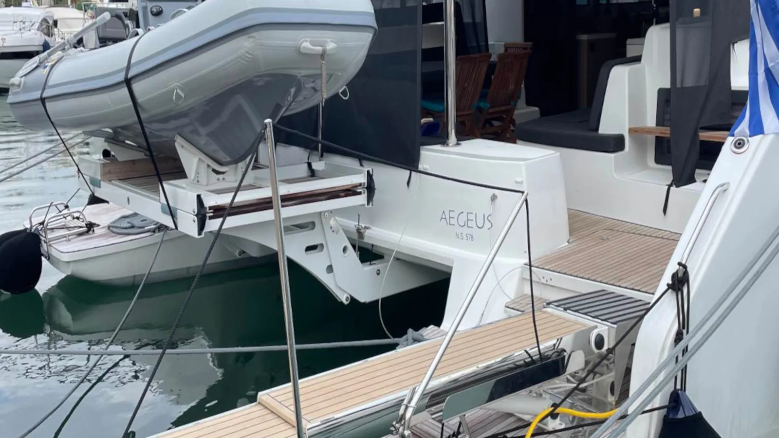 AEGEUS (A/C, Gen, W.Maker, Teak cockpit, underwater lights)