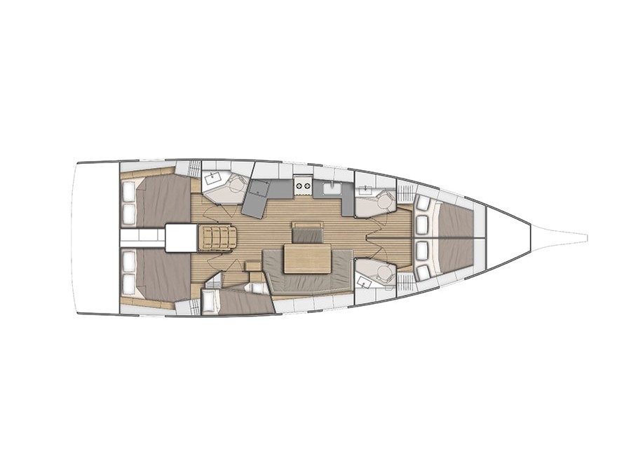 "Blue Odyssey, Beneteau Oceanis 46.1, 2020"